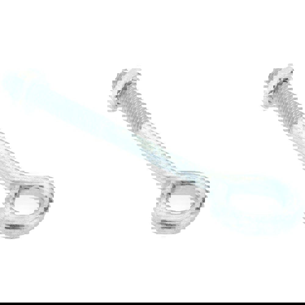 1/4-20, Zinc-Plated Finish, Steel Wire Turned Open Eye Bolt